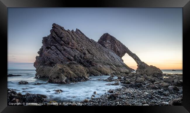 Bow Fiddle Rock Framed Print by Phil Reay