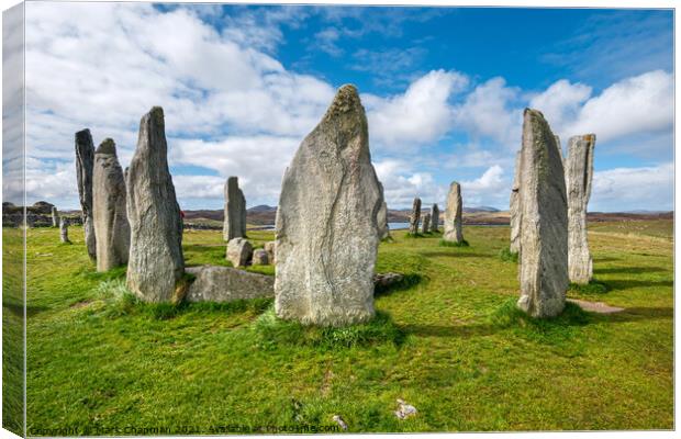 Calanais standing stone circle, Callanish, Isle of Lewis Canvas Print by Photimageon UK