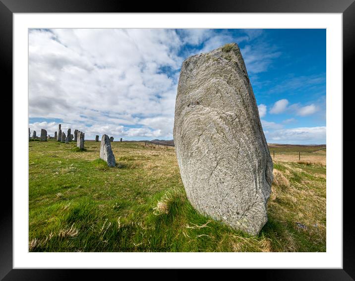 Calanais Standing Stones, Isle of Lewis Framed Mounted Print by Photimageon UK
