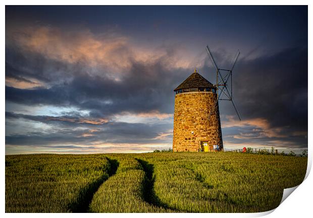 St Monan's Windmill Print by Alan Sinclair
