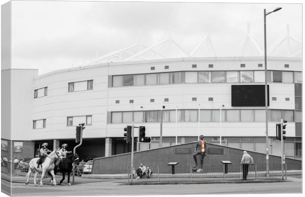 Bloomfield Road in selective colour Canvas Print by Jason Wells