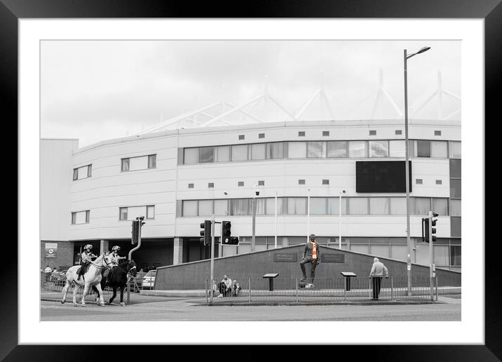Bloomfield Road in selective colour Framed Mounted Print by Jason Wells