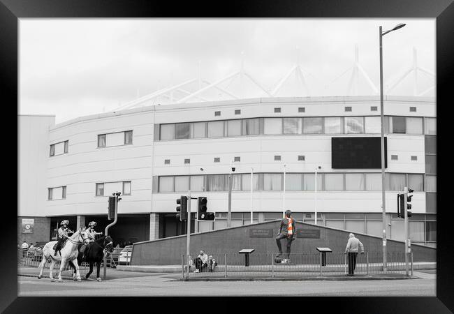 Bloomfield Road in selective colour Framed Print by Jason Wells