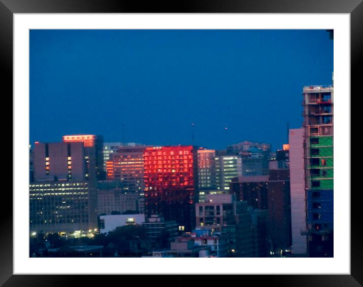 Ottawa Evening Framed Mounted Print by Stephanie Moore