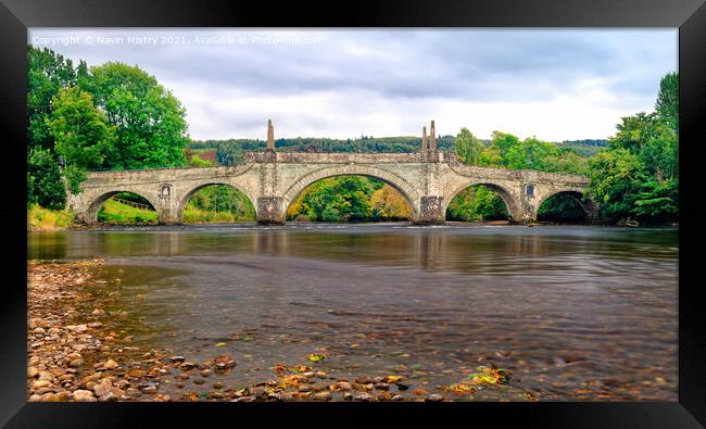 General Wade's Bridge, Aberfeldy Framed Print by Navin Mistry