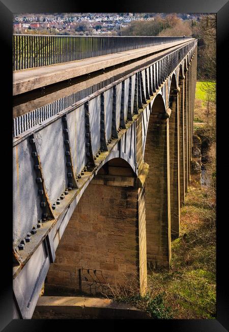 Pontcysyllte Aqueduct Llangollen Wales Framed Print by Pearl Bucknall