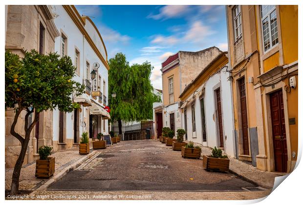 Loule Portugal Print by Wight Landscapes
