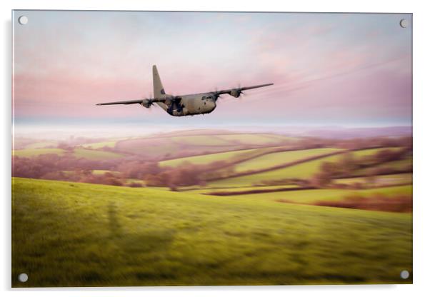 Hercules Run In Acrylic by J Biggadike