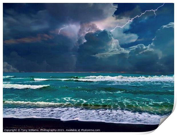 Storm a brewing Print by Tony Williams. Photography email tony-williams53@sky.com