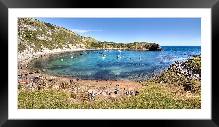 Lulworth Cove Framed Mounted Print by Alice Gosling