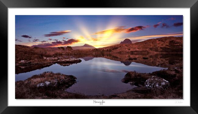 Morning Glow, Scottish Highlands Scotland Framed Print by JC studios LRPS ARPS