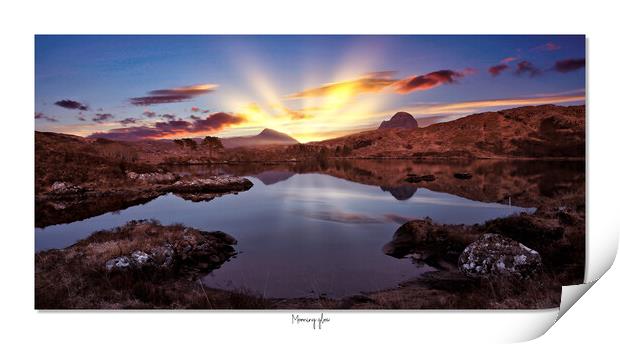 Morning Glow, Scottish Highlands Scotland Print by JC studios LRPS ARPS