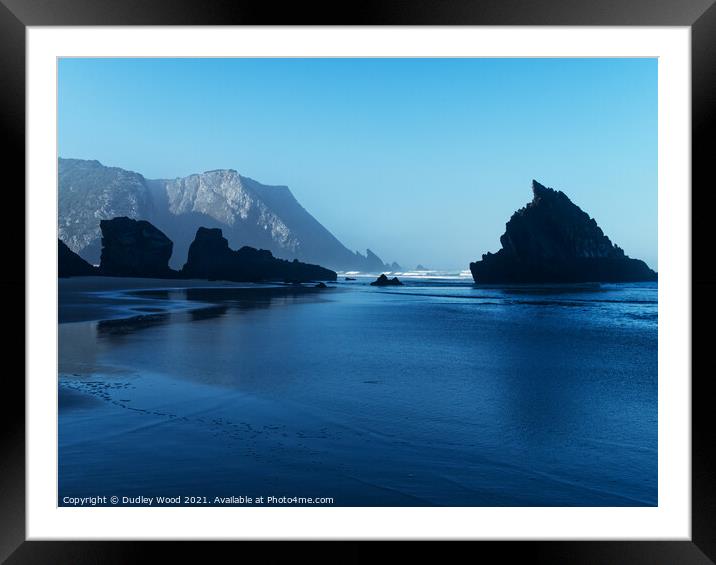 Serenity on the Jurassic Coast Framed Mounted Print by Dudley Wood