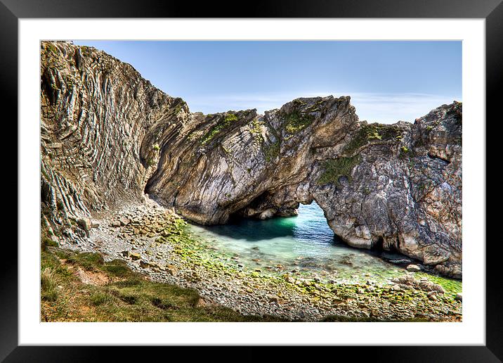 Stair Hole Framed Mounted Print by Alice Gosling