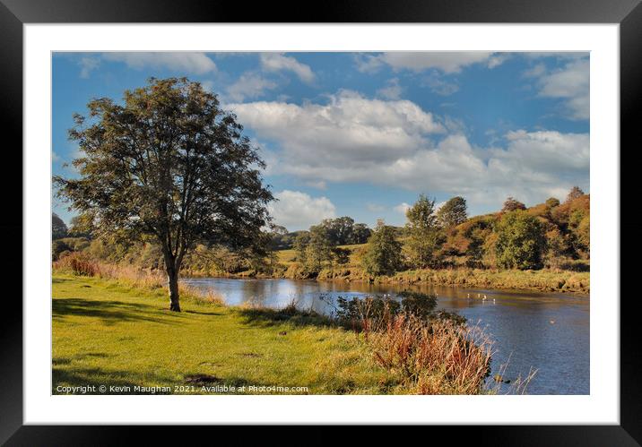 Serene Warkworth's River Coquet Framed Mounted Print by Kevin Maughan