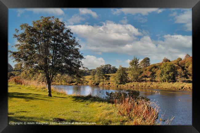 Serene Warkworth's River Coquet Framed Print by Kevin Maughan
