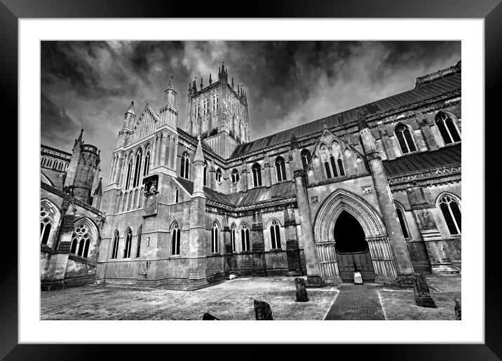 Wells Cathedral  Framed Mounted Print by Darren Galpin