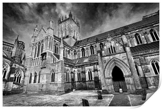 Wells Cathedral  Print by Darren Galpin