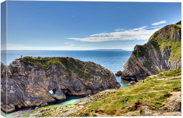 Stair Hole Canvas Print by Alice Gosling