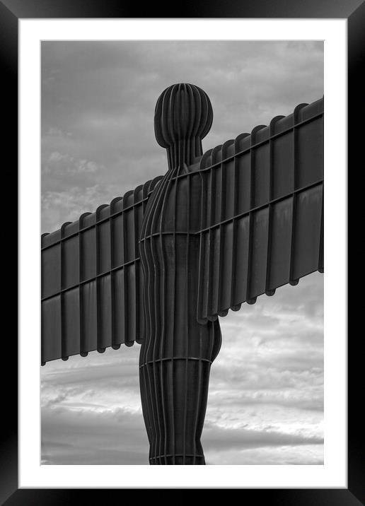 Iconic Angel of the North Framed Mounted Print by Rob Cole