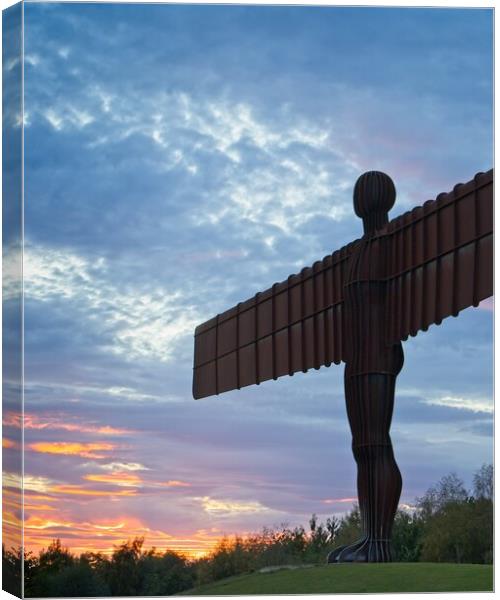 Iconic Angel of the North Canvas Print by Rob Cole