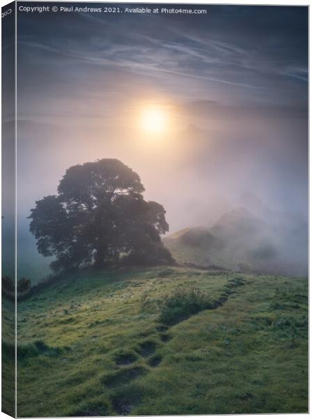 Chrome Hill Sunrise #2 Canvas Print by Paul Andrews