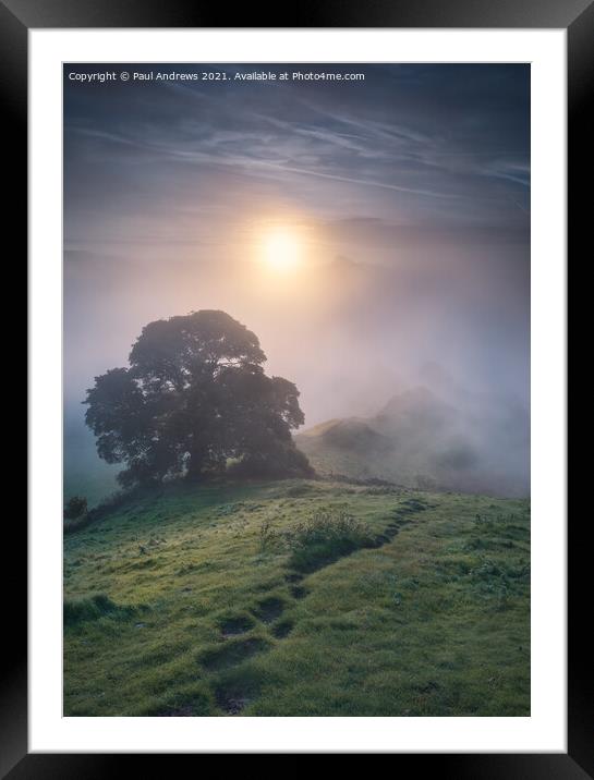 Chrome Hill Sunrise #2 Framed Mounted Print by Paul Andrews
