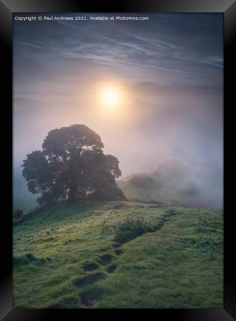 Chrome Hill Sunrise #2 Framed Print by Paul Andrews