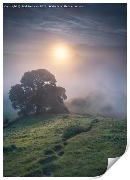 Chrome Hill Sunrise #2 Print by Paul Andrews