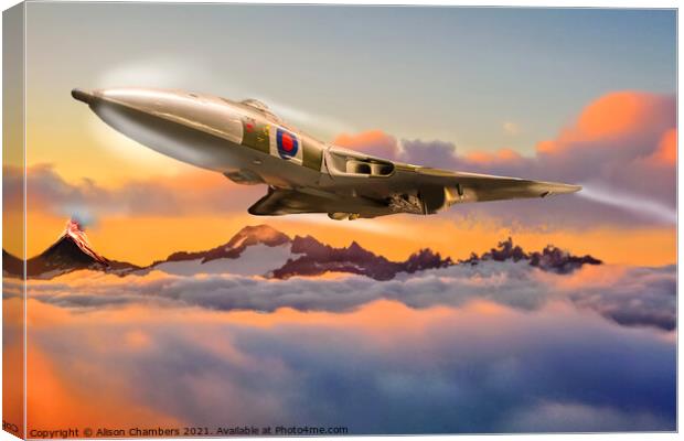 Vulcan  Canvas Print by Alison Chambers