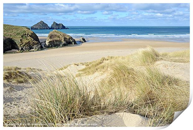 Cornish Sand Print by Keith Mountford