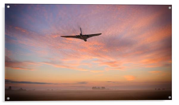 Vulcan Bomber Morning Mist Acrylic by J Biggadike