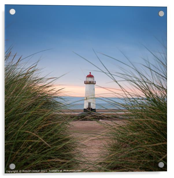  The secret lighthouse 606 Acrylic by PHILIP CHALK