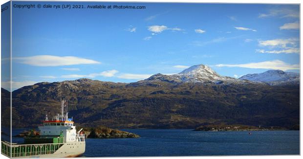 view from kyle of lochalsh Canvas Print by dale rys (LP)