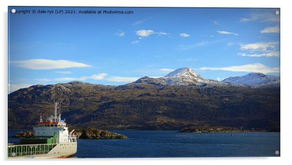 view from kyle of lochalsh Acrylic by dale rys (LP)