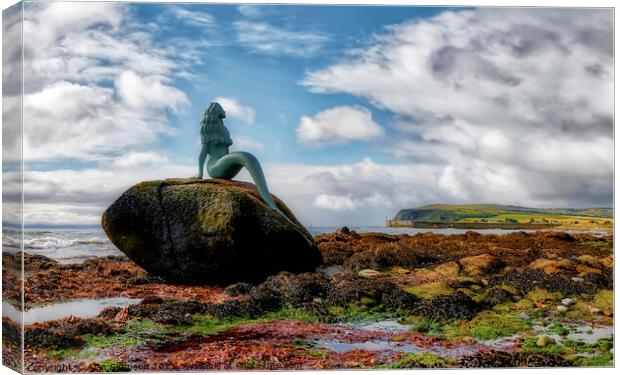 Mermaid of the North Canvas Print by Alan Simpson