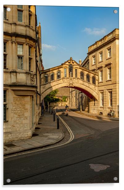 Bridge of Sighs, Oxford Acrylic by John Hall