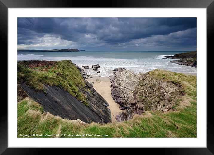 Approaching Storm Framed Mounted Print by Keith Mountford