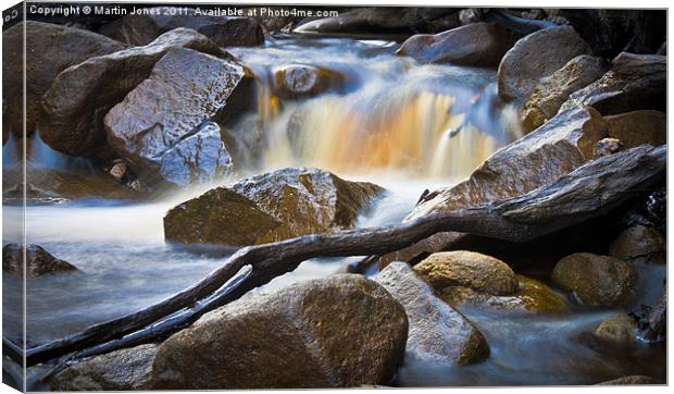 Moorland Stream Canvas Print by K7 Photography