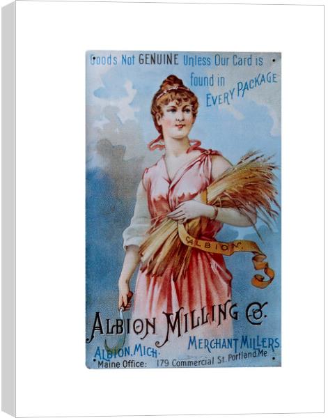 Albion Milling Co Canvas Print by Raymond Evans