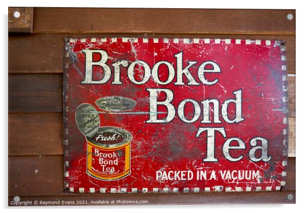 Brooke Bond Tea Acrylic by Raymond Evans