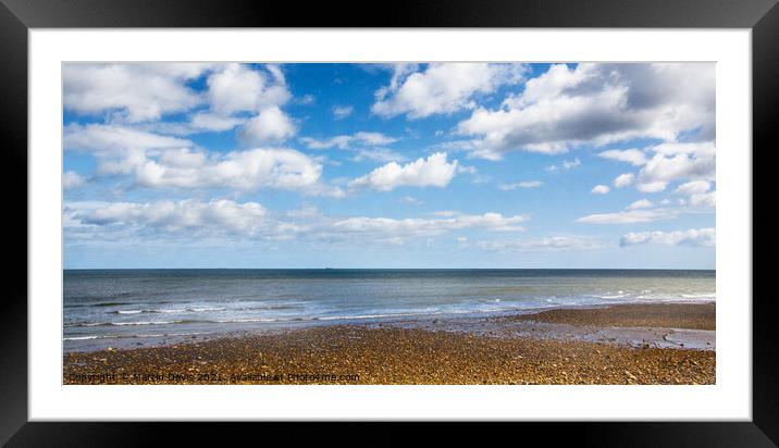 Horizon beneath the Sky Framed Mounted Print by Martin Davis