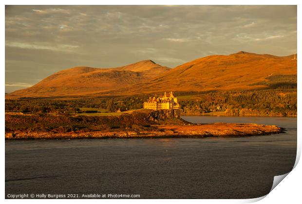 Duart Castle: Centuries of Scottish History Print by Holly Burgess