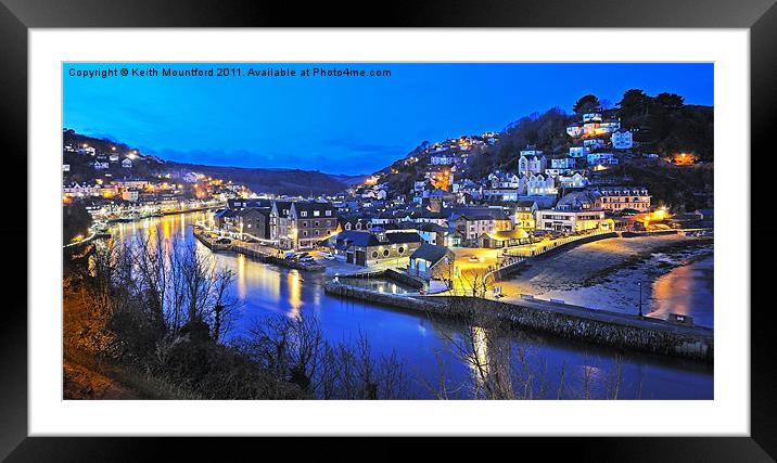 Looe, Cornwall Framed Mounted Print by Keith Mountford