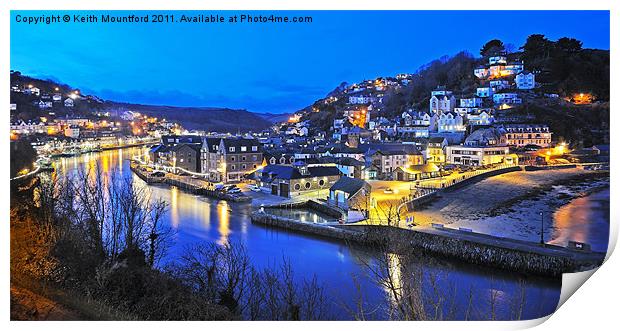 Looe, Cornwall Print by Keith Mountford