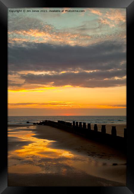 Super September Sunrise Framed Print by Jim Jones