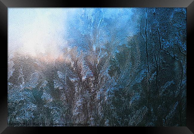 Winter Ice Framed Print by Iain Mavin
