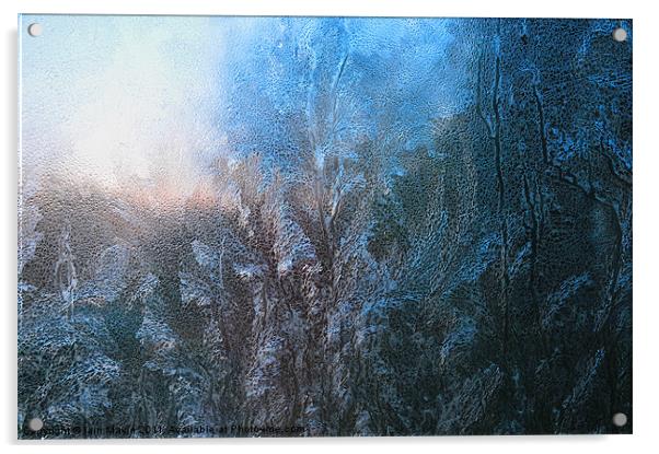 Winter Ice Acrylic by Iain Mavin