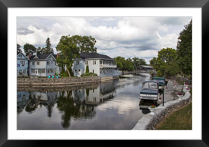 Bobcaygeon Framed Mounted Print by Lynne Morris (Lswpp)