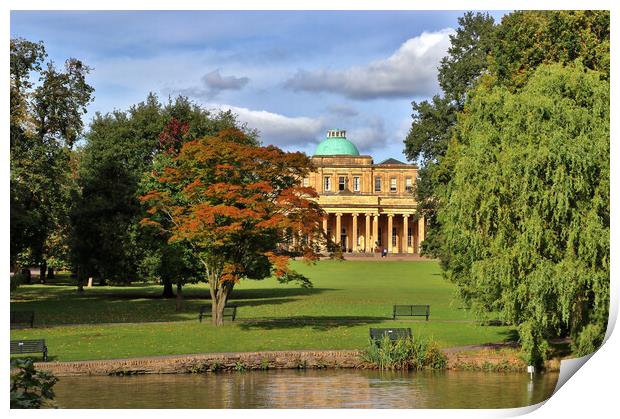 Pittville Pump Rooms Cheltenham Print by Susan Snow